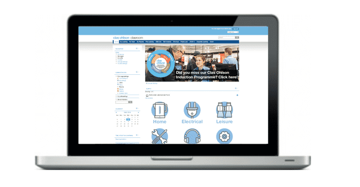 clas ohlson learning management system