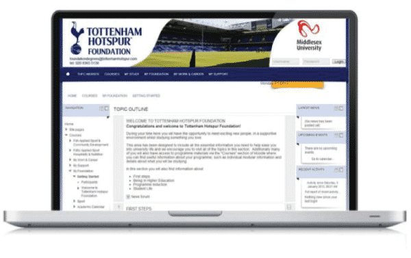 tottenham learning management system